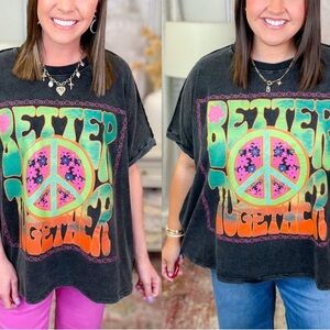 Colorful 'Better Together' Graphic Tee